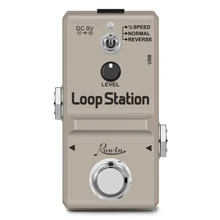 

Loop Station 48K Looper Pedal Unlimited Overdubs 10 Minutes of Looping, 1/2 time, and Reverse at Ghet Music Store.