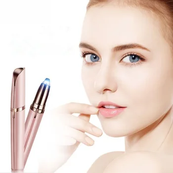 

Electric Eyebrow Trimmer Makeup Painless Eye Brow Epilator Mini Shaver Razors Portable Facial Hair Remover Women depilator