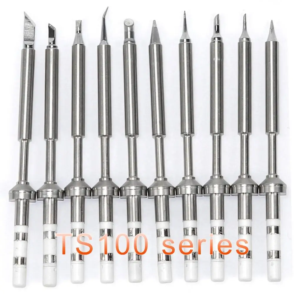 

Мини-паяльник TS100, цифровой наконечник для паяльника B2 BC2 C4 D24 K I Ku ILS C1, без содержания свинца