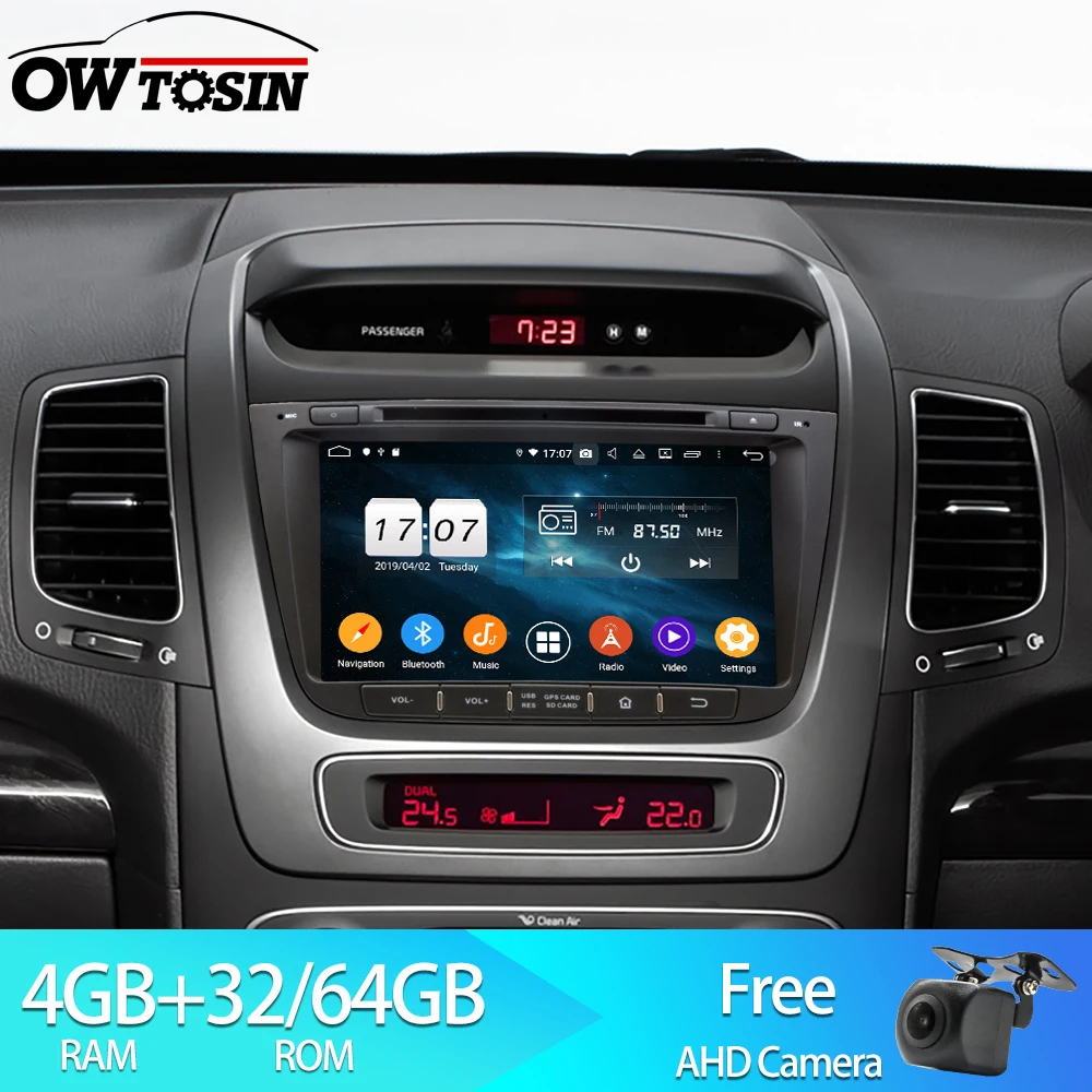 Автомагнитола Owtosin 1280*720 2 Din Android 9 0 DVD радио для Kia SORENTO 2012 2013 2014 2015 Автомобильная