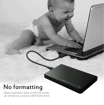 

USB3.0 Mobile Hard Disk Box 2.5 inch Serial Port Tool-free Notebook External Hard Disk Box Case