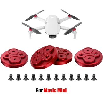

4 PCS Mavic Mini Drone Motor Cover Cap 12 Screws Darkhorse Aluminum Motor Cover Cap Waterproof Scratchproof Protection Mounts