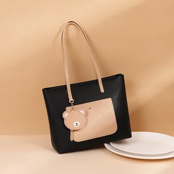 

Wallets and handbags, autumn and winter new fashion portable shoulder bags, casual Korean version of large capacity, tote bags