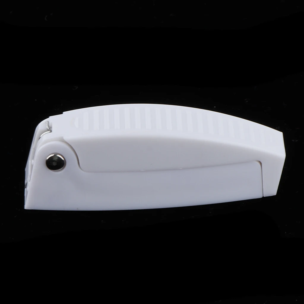 White Rounded Baggage Door Catch Holders for RV Camper Motorhome Trailer Cargo with Mounting Hardware, Easy Installation