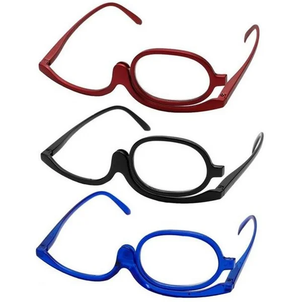 3 Colors Reading Glass Magnifying Glasses Makeup Folding Eyeglasses Cosmetic General Accessories | Красота и здоровье