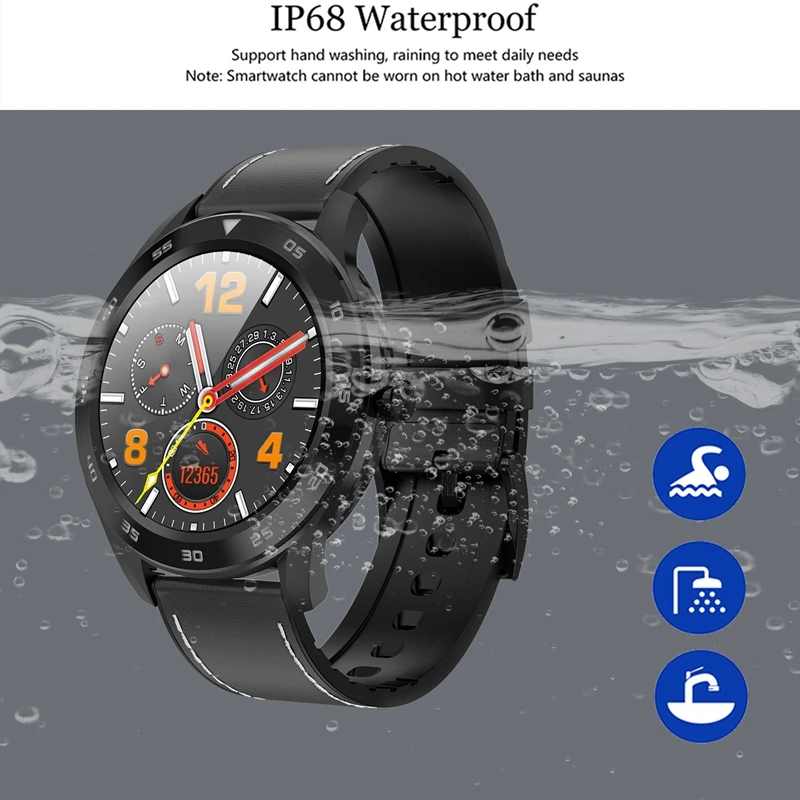 DT98 Bluetooth Вызов Смарт часы полный экран нажмите IP68 Водонепроницаемый PPG пульсометр артериального давления для Xiaomi huawei