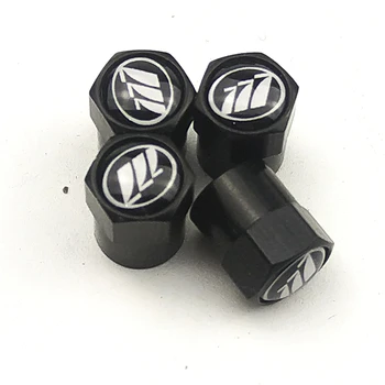 

4Piece/set black Sport CAR Styling Auto Accessories Car Wheel Tire Valve Caps Case for lifan Motorcycle car