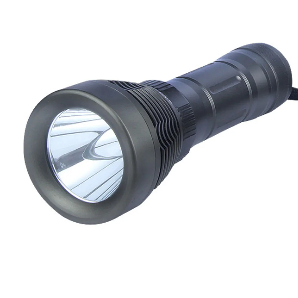 

XM-L T6 Scuba Diving Flashlight Underwater 60m Diver Torch 18650 Searchlight 8Modes Flashling Warning Strobe Light Lamp