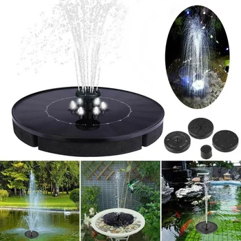 

Dropshipping Solar Powered Floating Bird Bath Water Panel Fountain Pump Garden Pond Pool For Garden Pool Decoration Accessories