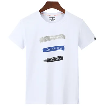 

Summer new women's street letter characters print loose short-sleeved T-shirt 23.32