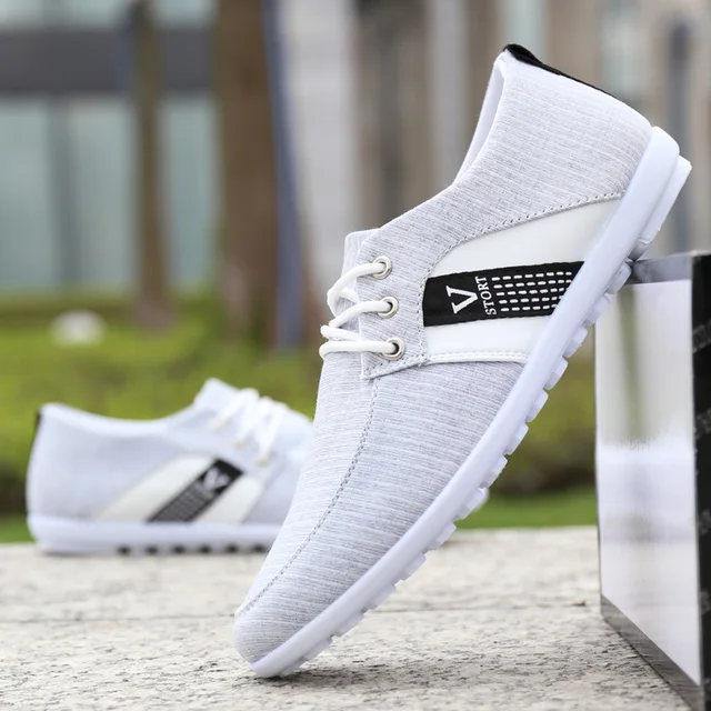Summer Men Casual Shoes Lace up Loafers 