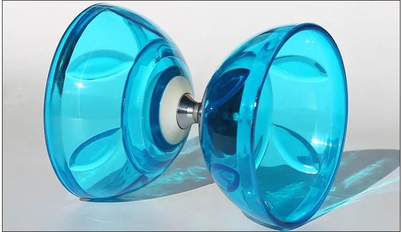 Diabolo Детский прозрачный подшипник Монополия Желтый Большой размер пять кристаллов Diabolo 5 начинающих авторское окно коробка двойной