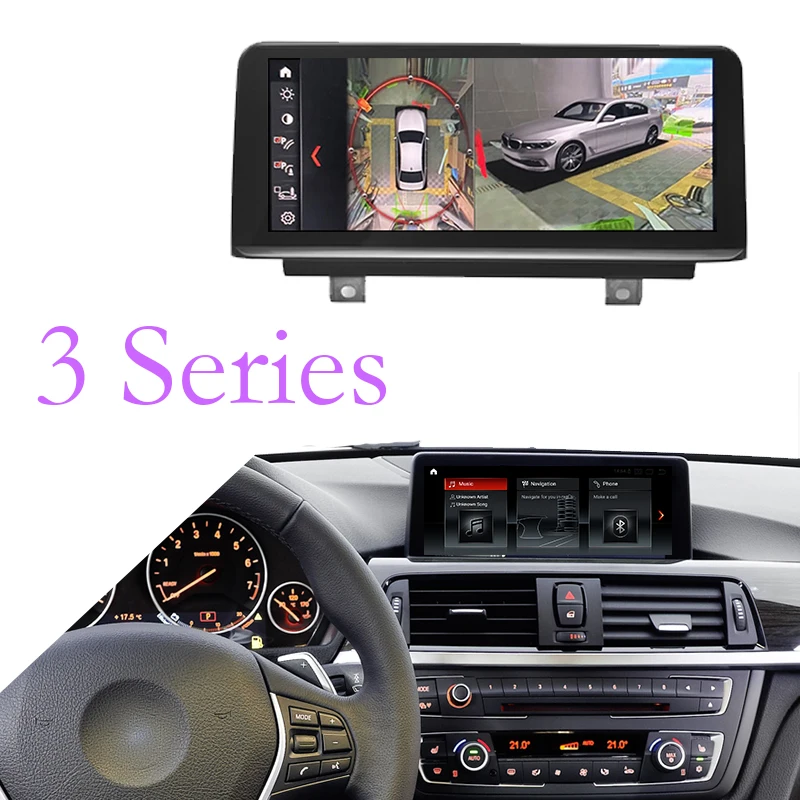 Car 4G Multimedia GPS Audio Radio Stereo For BMW 3 Series 2018  CarPlay WiFi TPMS For EVO Navigation NAVI 360 View 1