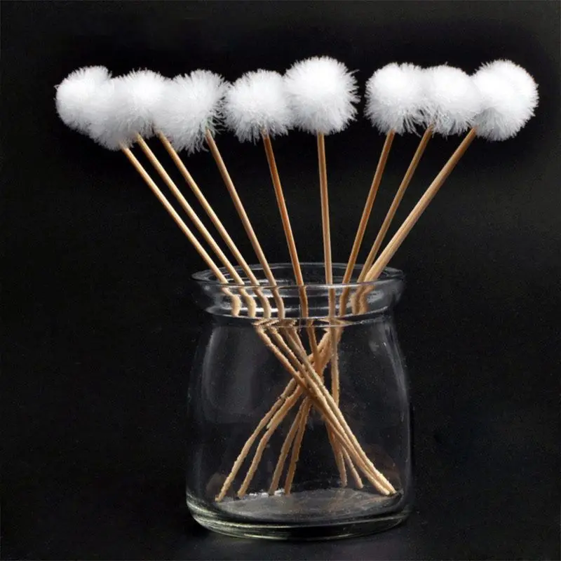 Removedor de cera de pluma de ganso para adultos, cureta con mango de bambú, herramientas de excavación de oídos, cuchara limpiadora, palo para el cuidado de la salud, 1/10 Uds. - Imagen 2