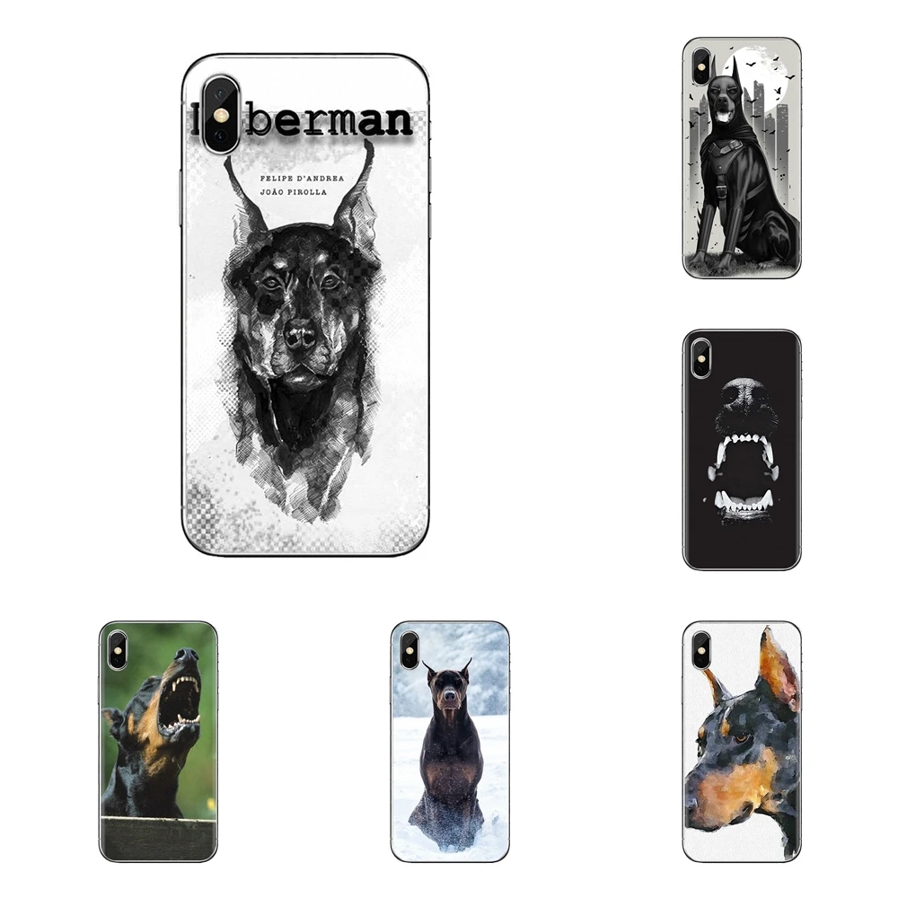 DOBERMAN For Samsung Galaxy J1 J2 J3 J4 J5 J6 J7 J8 Plus 2018 Prime 2015 2016 2017 Transparent Soft Cases Covers |