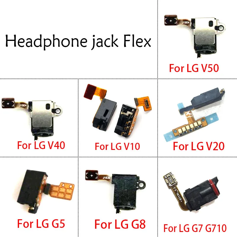 Новинка для LG V10 K10 V20 V30 G5 G6 G7 G710 G8 V40 V50 наушники аудиоразъем гибкий кабель Замена |