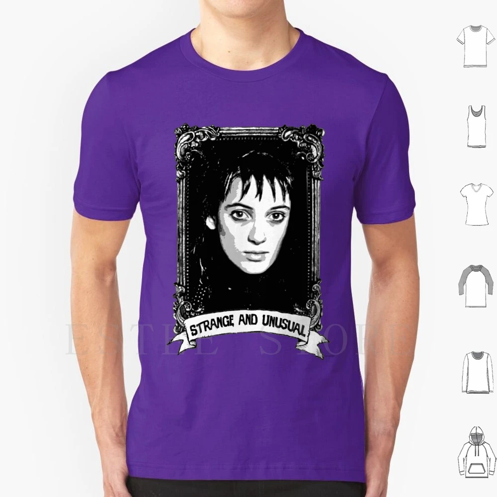 Lydia Deets-beetlejuice T Shirt Cotton Men Diy Print Winona Strange Unusual 90s Beetlejuice Sandworms - T-shirts - AliExpress