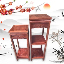 Многоярусный красный падаук простак Крылатая деревянная гостиная одиночный китайский стиль цветок несколько каркасов бонсай Botany рамка