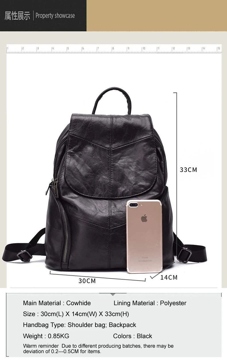 IPinee горячая Распродажа рюкзак из натуральной воловьей кожи модная дизайнерская женская сумка для ноутбука школьные сумки