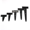 1 Pc Black Paint T Shape Triangle Hinge Cabinet Shed Wooden Door Gate Hinges Hardware ► Photo 2/6