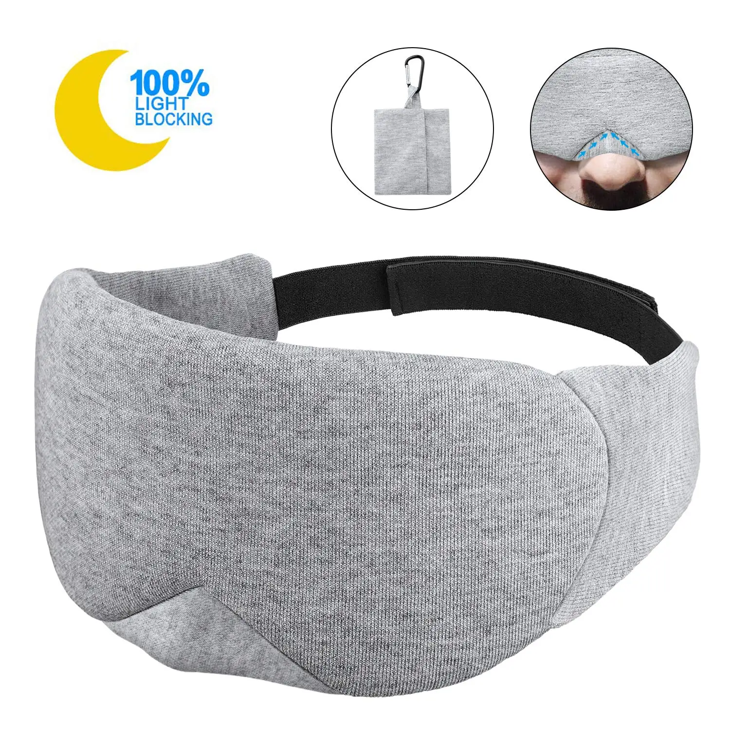 

Sleep Mask Fast Sleeping Eye Mask Eyeshade Cover Shade Patch Women Men Soft Portable Blindfold Travel Slaapmasker