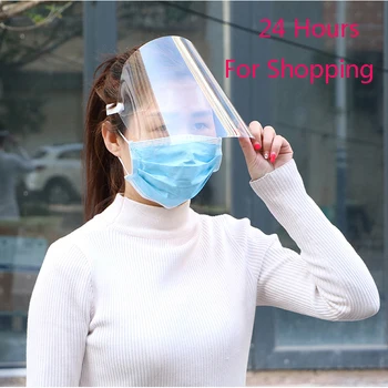 

Eye Mask Anti-saliva Anti-dust Protective Mask HD Transparent Child Adult Full Face Splash Mask Anti-smoke Face Cap