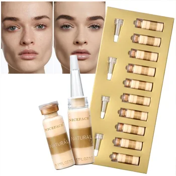 

Recommend 5/10pcs/set Liquid Concealer Foundation Set Full Coverage Base Face Cream Oil Control Concealer Soft