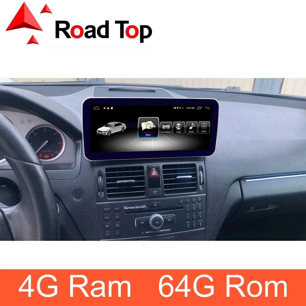 

4G Ram Android 10.25" Display with GPS Navigation Bluetooth Radio Function for Mercedes Benz C W204 2011-2014 Head Unit Screen