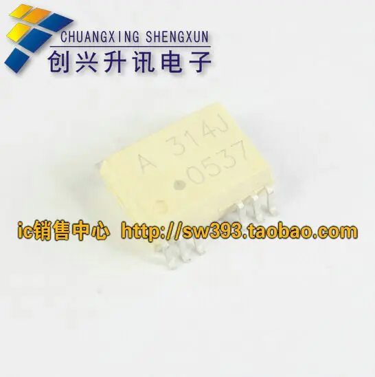A314J HCPL-314J анод SMD лапками углублением SOP-12