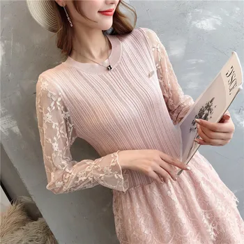 

2019 Women Dress Vestidos Mujer Full 9285 Real Shot New Elastic Three Layer Lace Dress 65 -- 1st Floor, 5 Rows, 3 Shelves 9215