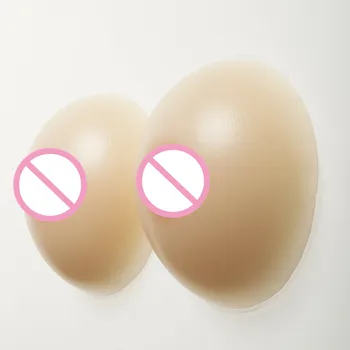 

Silicone Breast Forms Crossdresser C Cup TG Round Silicone Boobs 800g Wireless Bra Push Up Bra Clear Bra