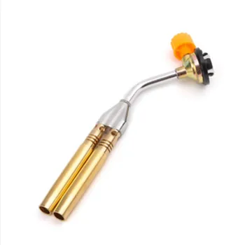 

Butane Jet Flame Torch Double Tube Brazing Gas Blowtorch Lighter Burner Outdoor Camping Gun