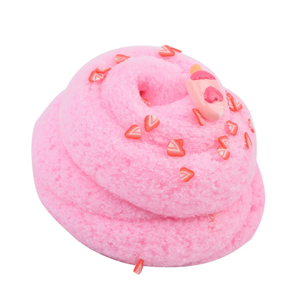 Mixing Color Ice Cream Cloud Clay With Accessories Slime Kids Clay Toys Girly Heart Pinch Fun decompressed cloud mud #B