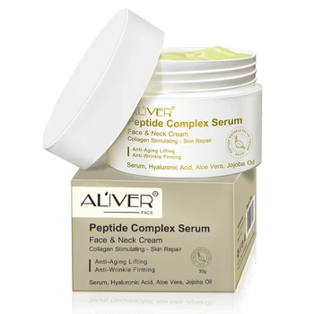 

ALIVER Anti-Wrinkle Peptide Essence Cream Hydrating Nourishing Anti-Wrinkle Facial Cream Skin Whitening Lifting Cream TSLM1