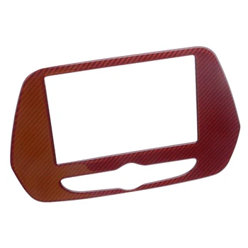 

Red Carbon Fiber Radio Screen Navigation Panel Cover Trim Decoration fit for Chevrolet Camaro 2016 2017 2018 2019 2020
