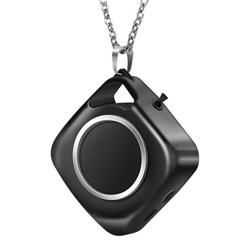 

Necklace Air Purifier, Portable Neck-Mounted Portable Car Oxygen Bar Household Negative Ion Air Purifier(Black)