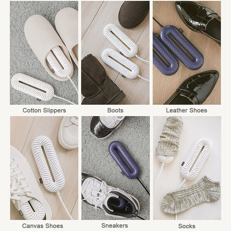 Sèche-chaussures électrique Pliable - Température Réglable 48°C, Minuterie - Pour Bottes, Gants, Chaussettes