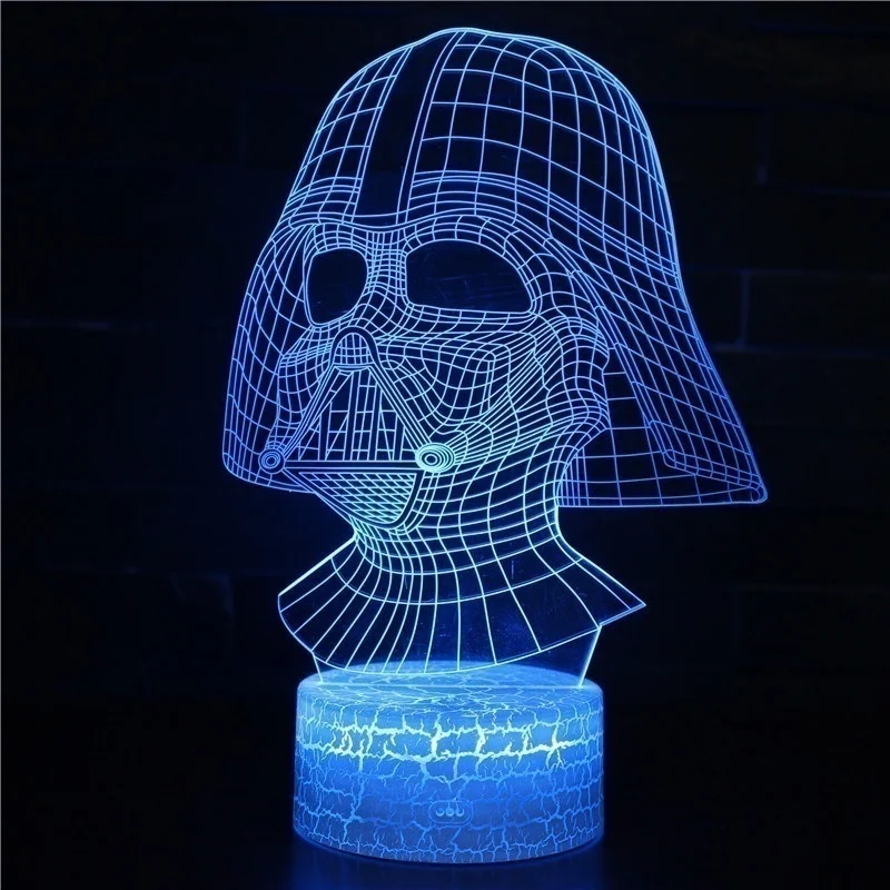 3D сокол модель светильник игрушка BB8 Вейдер фигурки Saber Иллюзия для звездных