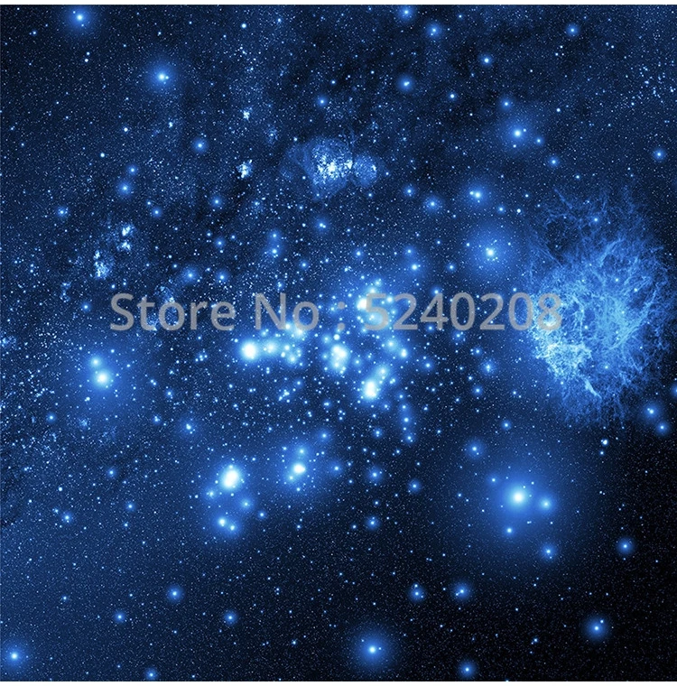 Пользовательские фото обои 3D голубое пространство звездное небо фрески KTV клуб бар Настенный декор стикеры ПВХ самоклеющиеся водонепроницаемые 3D обои