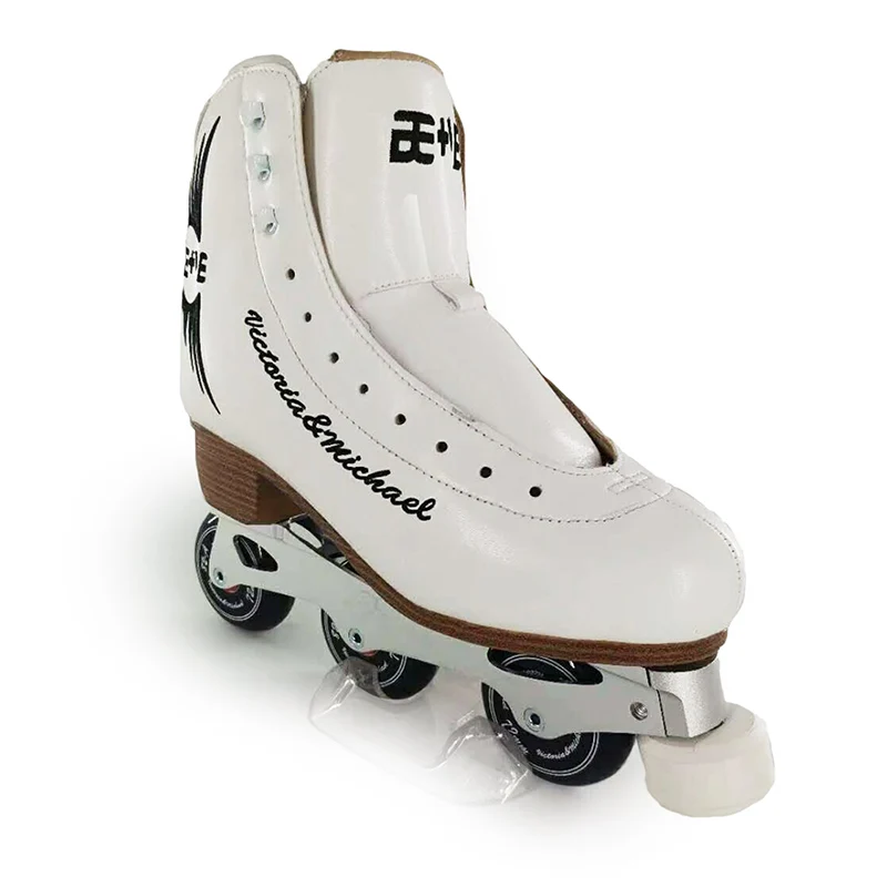 

Original BE+VE Genuine Leather 3 Wheels Dance Skating Shoes Professional Inline Roller Skates Unisex Men or Women Patines