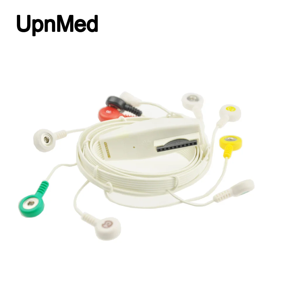 Для 2 шт. Мортара Holter ECG 10 Lead набор проводов Snap IEC | Красота и здоровье
