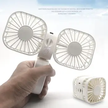 

Handheld fan small fan Adjustment Summer Hands-free Foldable Lanyard Hanging USB Cooling Fan Air Cooler