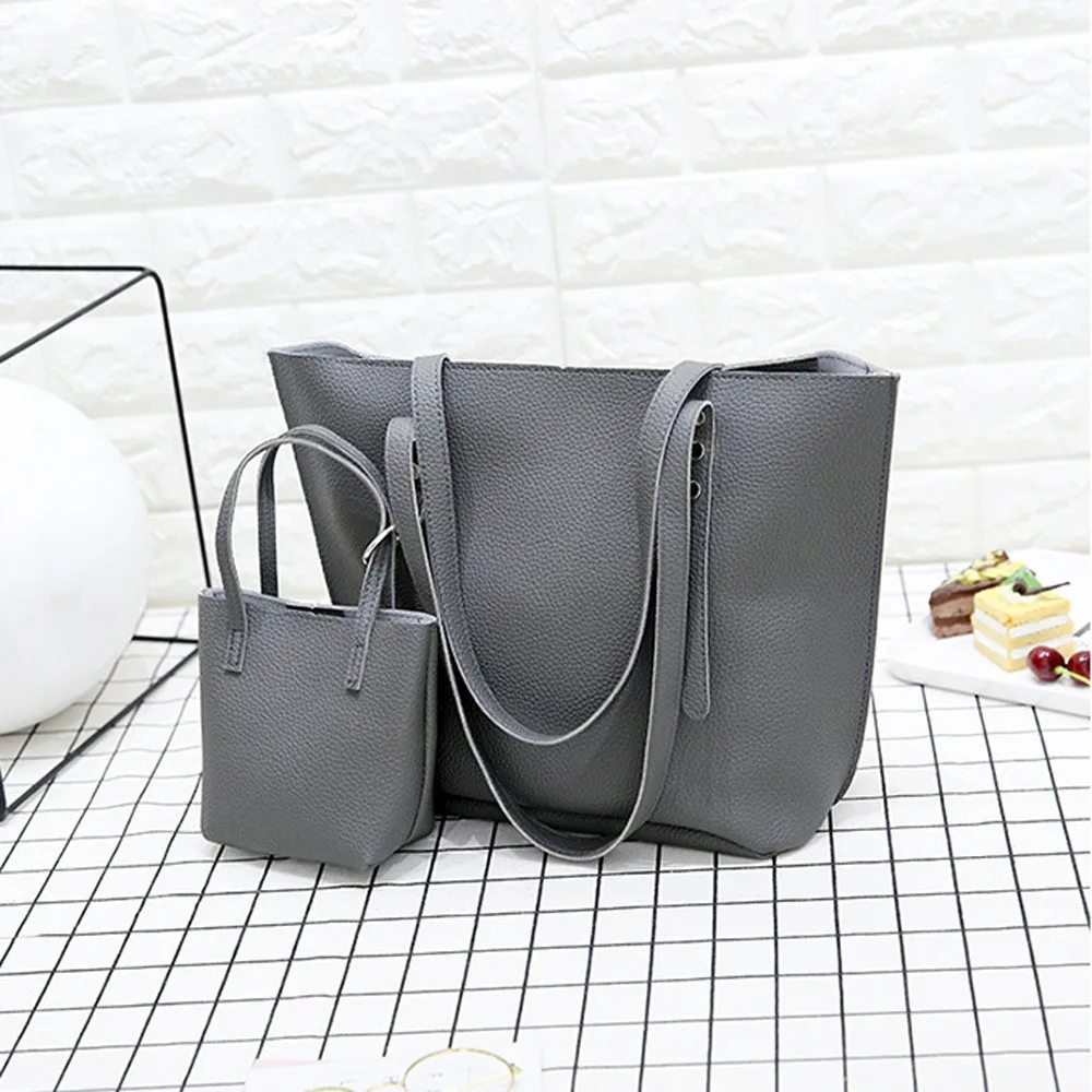 Женская сумка, новинка, модная, четыре части, через плечо, кошелек, сумочка, элегантная, противоугонная, композитная, дорожная сумка 09