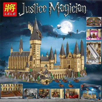 

6120PCS Harriinglys Movie Magic Castle School set Building Blocks Bricks Lepining 71043 Toys for Kids Gifts
