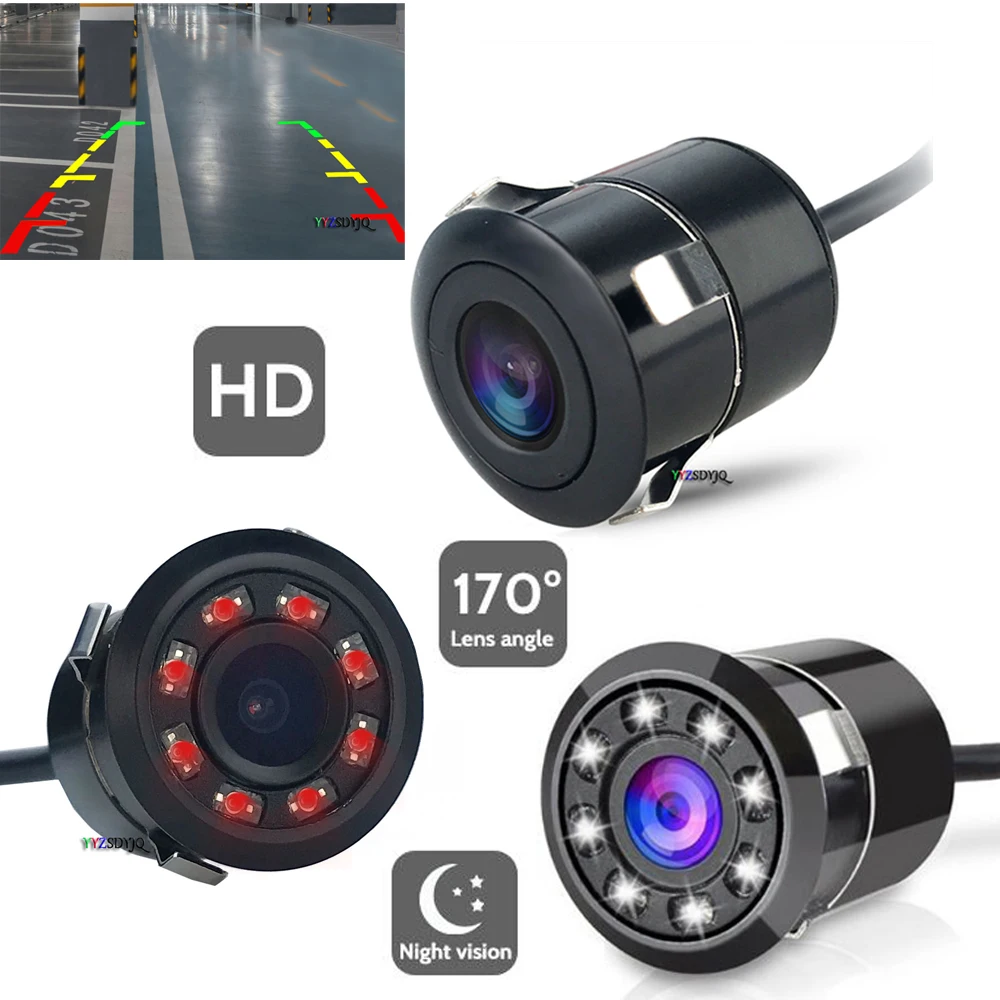 

18.5mm LED/IR Night Visions Car Rear View Camera Wide Angle HD Color Image Waterproof Universal Backup Reverse Parking Camera