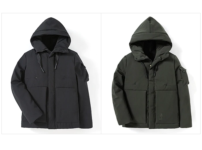 Semir короткая пуховая куртка Мужские Молодежные зимние с вышивкой, новая модель, с большими карманами; пальто оснастки ветрозащитные капри для девочек Толстая куртка тренд