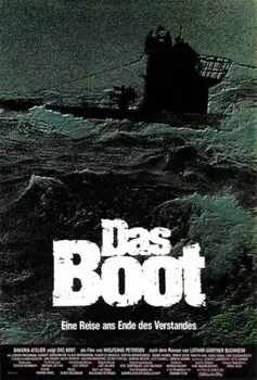 

DAS BOOT Movie Juergen Prochnow Herbert Gronemeyer Klaus Wennemann SILK POSTER Wall painting