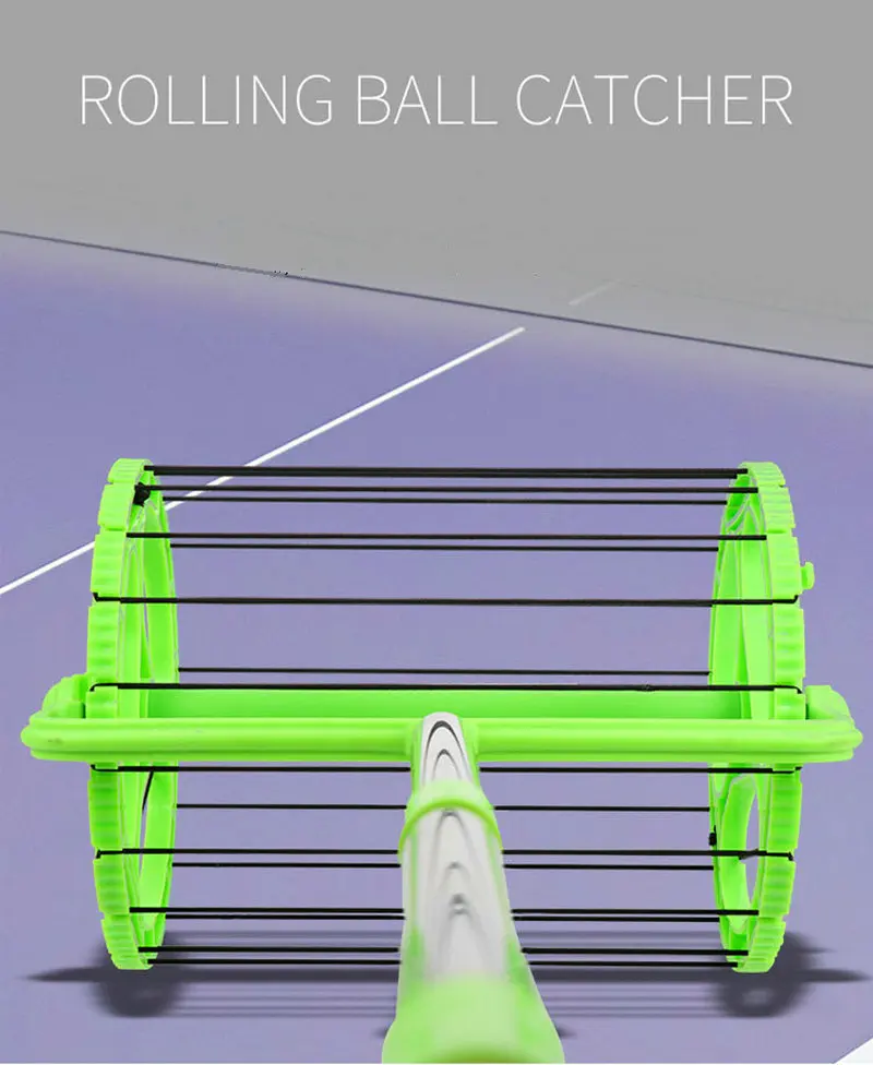 Huieson Table Tennis Balls Picker for Professional Ping Pong Balls Training Quick Picking up Machine Convenient Roller Picker  (3)_meitu_2