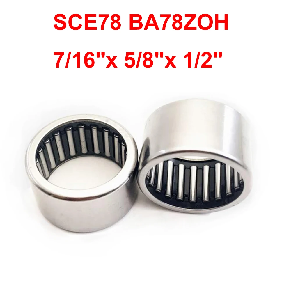 5 шт. SCE78 7/16x5/8x1/2 дюйма BA78ZOH игольчатые подшипники BA78Z | Обустройство дома