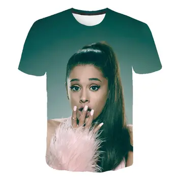 

2020 Newest Cool Men Women 3D Print Popular Ariana Grande T Shirt Summer Fashion Casual Hip Hop T-shirts Streetwear Tops Tees